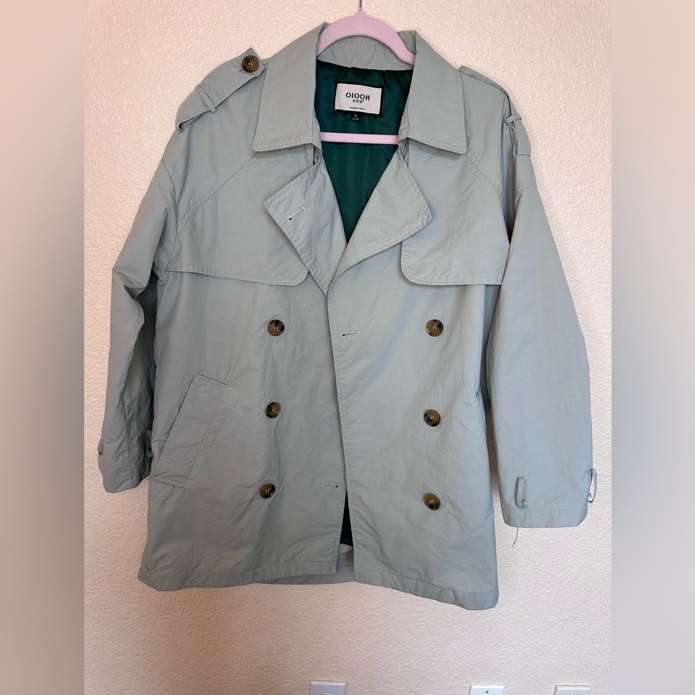 Chic Pastel Trench Coat